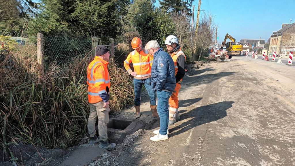 4 mars 2025, travaux rue de la Liberté.