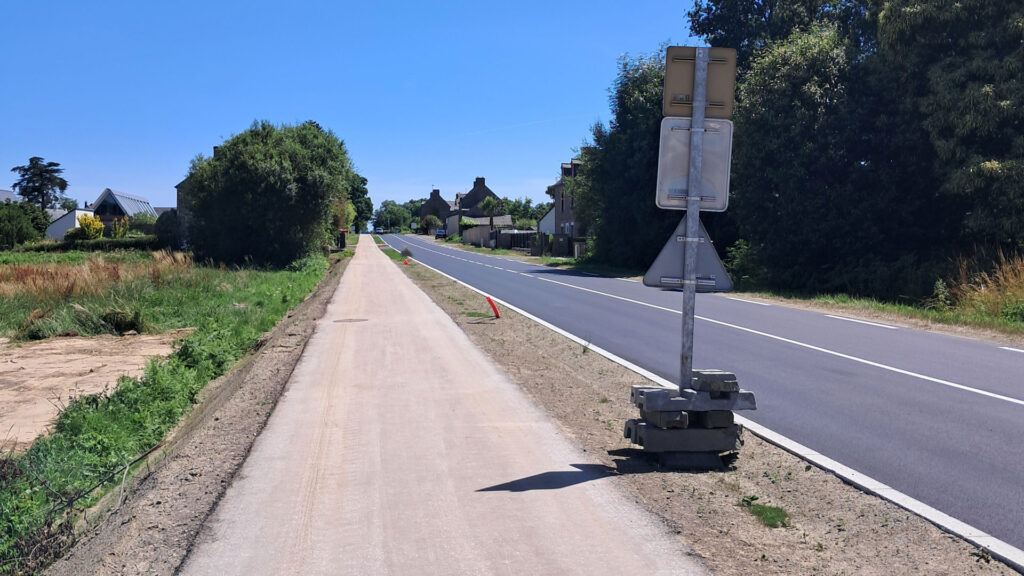 25 juin 2025, travaux rue de la Liberté.