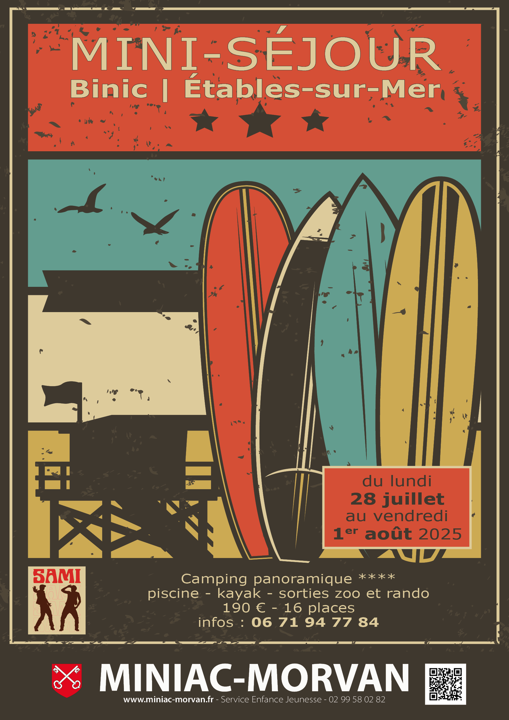 SAMI 2025 - programme des vacances d'été